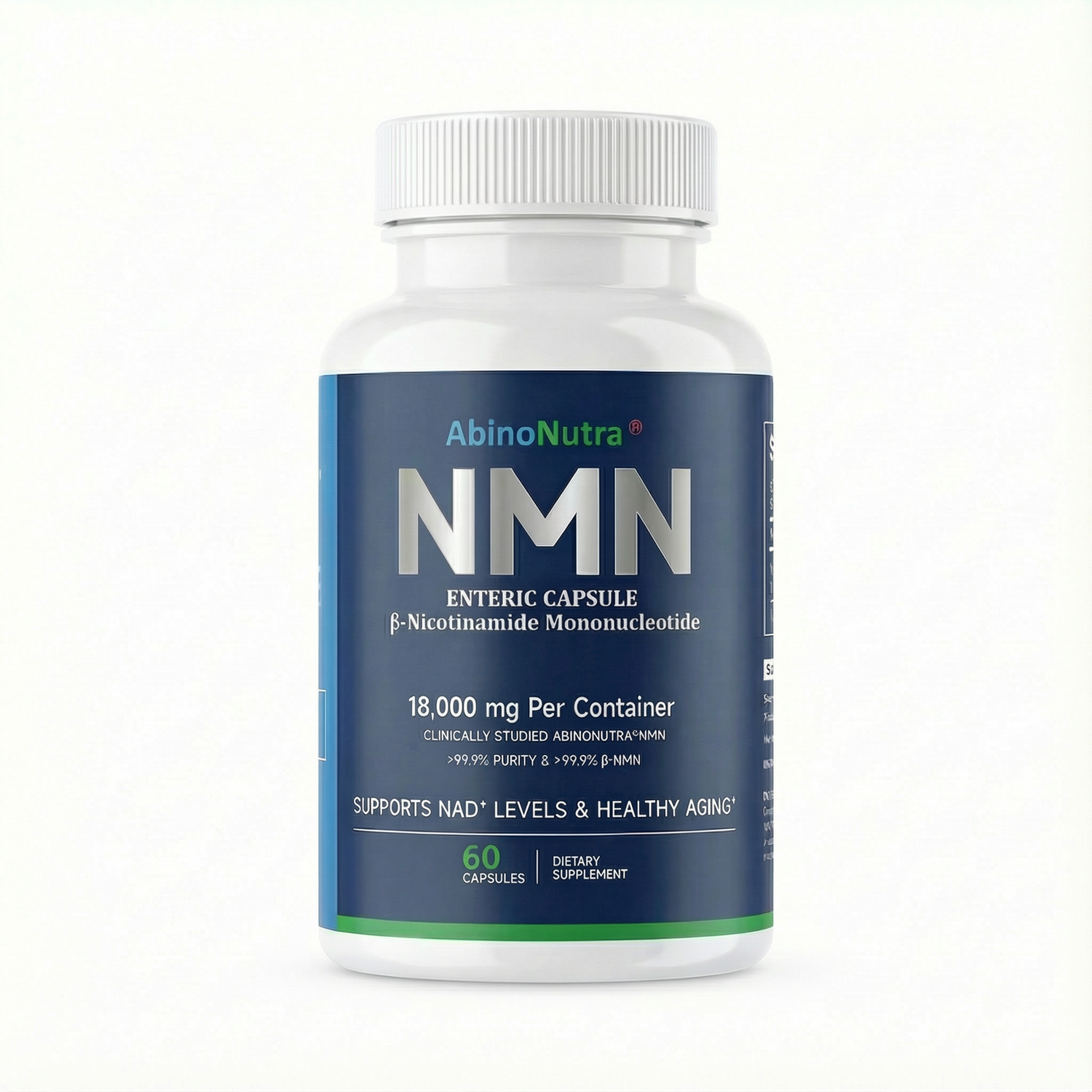 AbinoNutra® NMN Capsules - Pro NAD⁺ Optimization Formula
